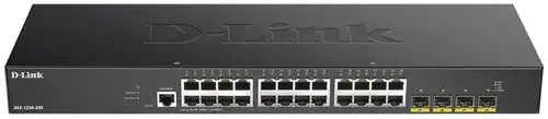 Switch D-Link DGS-1250-28X, 24 porturi, Gigabit