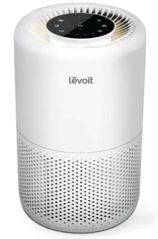 Purificator de Aer Smart Levoit Core 200S, Wi-Fi, Filtru 3 in 1 True HEPA H13, Carbon Activ, Remote Control, Super Silent, Compatibil cu Alexa/Google Home, Touch Screen (Alb)