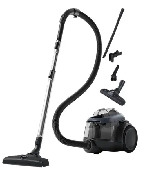 Aspirator fara sac Electrolux EL61C3DB, 700 W, 1.6 L, Filtru Hygiene 12, Perie ParkettoPro (Albastru)