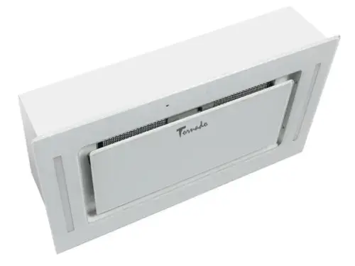 Hota incorporabila Tornado Modul Sensor 1200 (52), 1 Motor Turbo, 3 Viteze, 1200 m3/h, Filtru anti-grasimi, Clasa C, 52 cm (Alb)