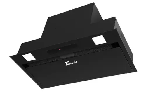 Hota incorporabila Tornado Modul Touch Free 1200 (60), 1 Motor, 4 Viteze, 1200 m3/h, Filtru anti-grasimi, Clasa B, 60 cm (Negru)