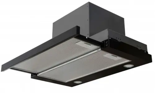 Hota incorporabila telescopica Tornado Sonora 1200 (60), 1 Motor, 3 Viteze, 1200 m3/h, Filtru anti-grasimi, Clasa B, 60 cm (Negru)