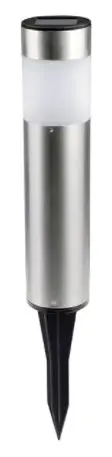 Lampa solara FLINK FK-LSS-2207, 1.5 Lumeni, 1 LED, Lumina rece, IP44 (Argintiu)