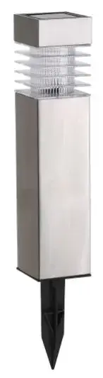Lampa solara FLINK FK-LS-11115, 1 LED, Lumina rece (Argintiu)