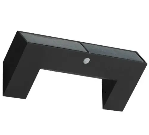 Lampa solara cu senzor de miscare FLINK FK-LS-7458, 120 Lumeni, 1 LED,  1.2 W, IP44 (Gri)