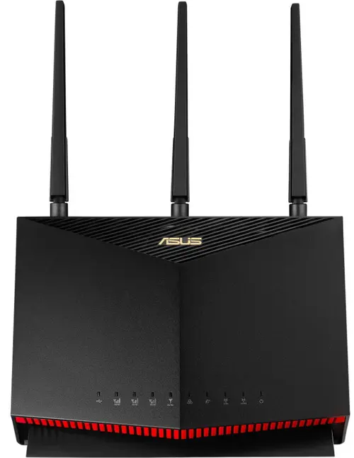 Router modem ASUS 4G-AC86U, AC2600, Dual-band, LTE, MU-MIMO, AiProtection, 3 Antene externe (Negru)