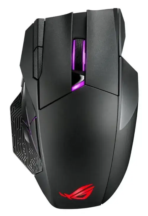 Mouse wireless si cu fir gaming ASUS ROG Spatha X (Negru)