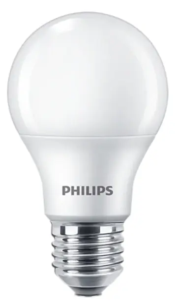 Pachet 4 becuri LED Philips A60, E27, 9W (60W), 806 lm, lumina alba rece (4000K)