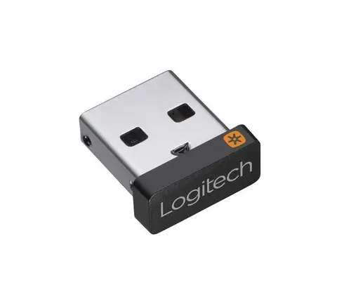 Receiver Wireless Logitech Unifying,t  USB 2.0, antena interna, pentru tastatura/mouse Logitech (Negru)