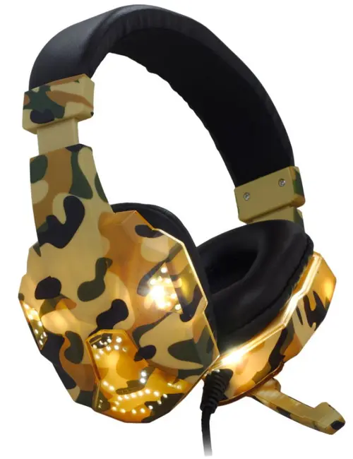 Casti Gaming Spacer SPGH-CAMO, microfon (Camuflaj)