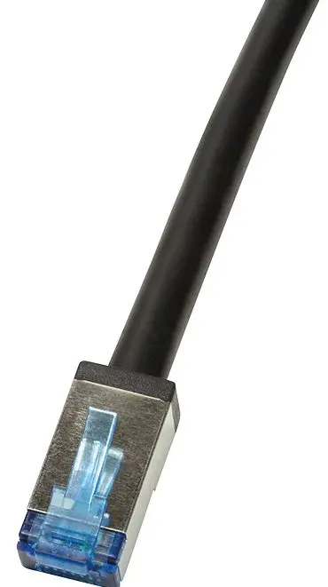 Cablu S/FTP Logilink CQ7063S, Cat6a, cupru-aluminiu, 3 m, AWG26, dublu ecranat (Negru)