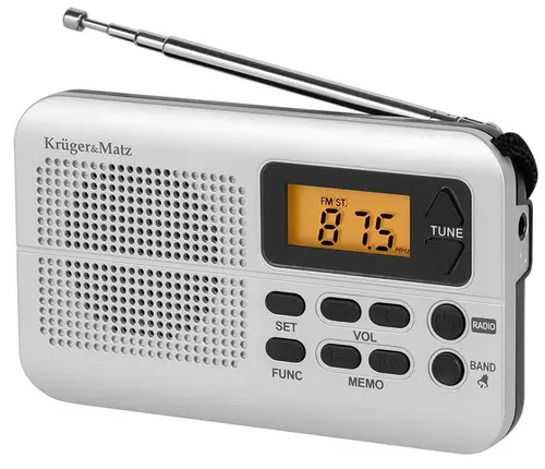 Radio Portabil Kruger&Matz KM0819 (Argintiu)