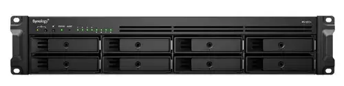 NAS Synology RS1221RP+, 8 Bay-uri, Gigabit, Procesor AMD Ryzen V1500B, 2.2 GHz, 4 GB DDR4 ECC