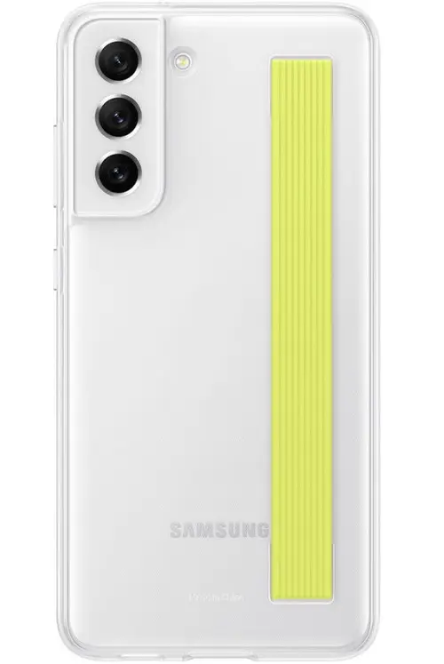 Husa Protectie Spate Samsung EF-XG990CWEGWW pentru Samsung Galay S21 FE (Alb)