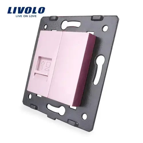 Priza internet Livolo (Roz)