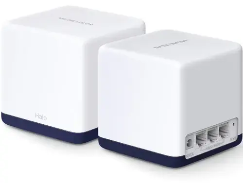 System Mesh Wi-Fi Mercusys Halo HALO H50G(2-PACK), AC1900, Gigabit, Dual Band (Alb)