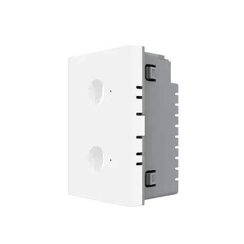 Modul intrerupator dublu cu touch Livolo standard Italian, Serie noua (Alb)