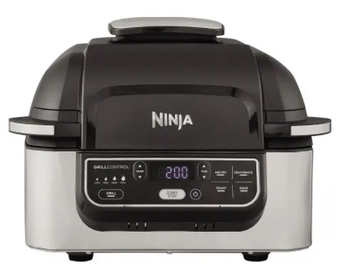 Friteuza cu aer cald Ninja AG301EU, 1750 W, 5.7 L, 5 functii de gatit customizabile (Negru/Gri)