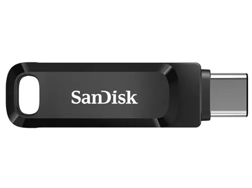 Stick USB SanDisk Ultra Dual Drive Go, 32GB, USB 3.0, USB Type-C (Negru)
