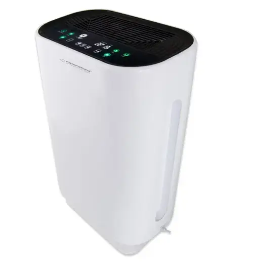 Purificator de aer ESPERANZA BORA EHP003, Acoperire pana la 50 mp, Filtru HEPA, Nivel zgomot 50dB (Alb)