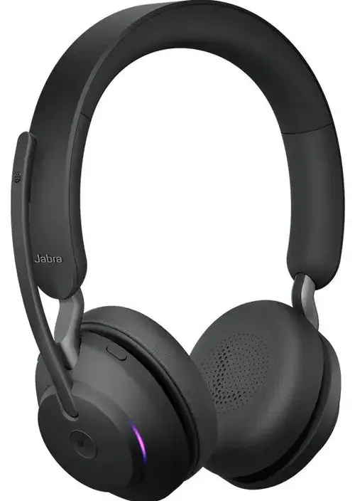 Casti wireless cu microfon Jabra Evolve2 65 MS, USB (Negru)