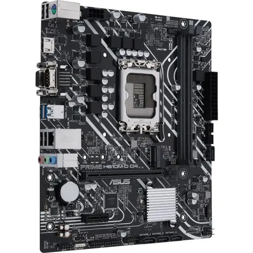 Placa de baza  ASUS PRIME H610M-D D4, Intel H610, LGA 1700, mATX