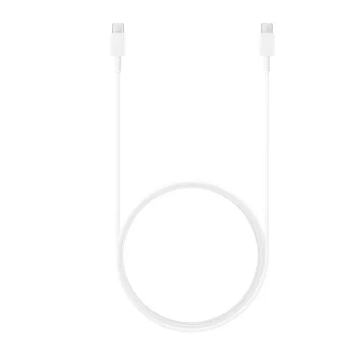 Cablu date Samsung EP-DX510JWEGEU, USB Type-C la USB Type-C, 1.8m, 20V, 5A (Alb)