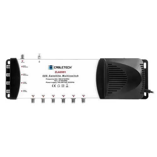 Multiswitch 4 SAT + TV IN 6 iesiri Cabletech