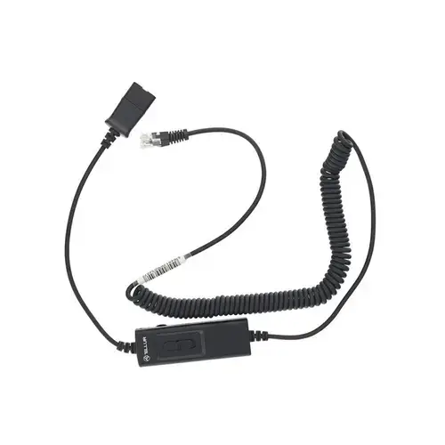Cablu adaptor Tellur Quick Disconect la RJ11 + comutator universal, 2.95m max, Negru