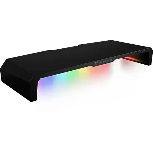 Stand monitor Thunder X3 AS5 Hex, iluminare RGB, 3 x USB (Negru)