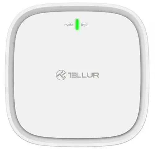Senzor de gaz Tellur, WiFi, Smart, DC12V 1A, Alb