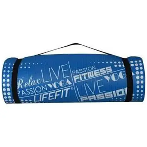Saltea fitnes/yoga/pilates LifeFit EXCLUSIVE, 100 x 60 x 1 cm, albastru