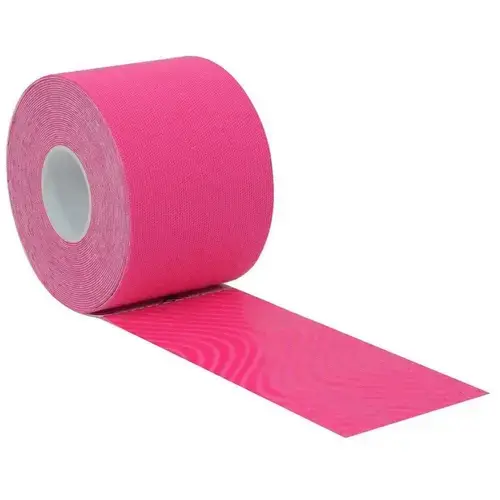 Banda kinesiologica LifeFit, 5cm x 5m, Roz