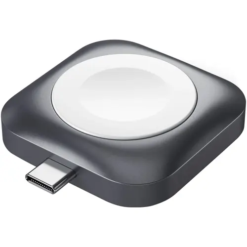 Incarcator Wireless Satechi Magnetic, pentru Apple Watch, 5W (Negru)