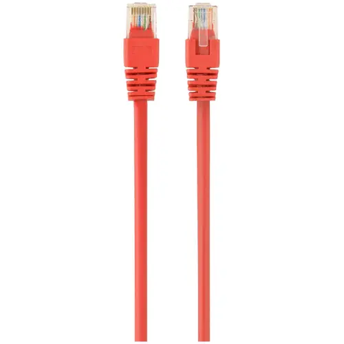 Cablu UTP GEMBIRD Cat6, cupru-aluminiu, 0.25 m, rosu, AWG26, PP6U-0.25M/R
