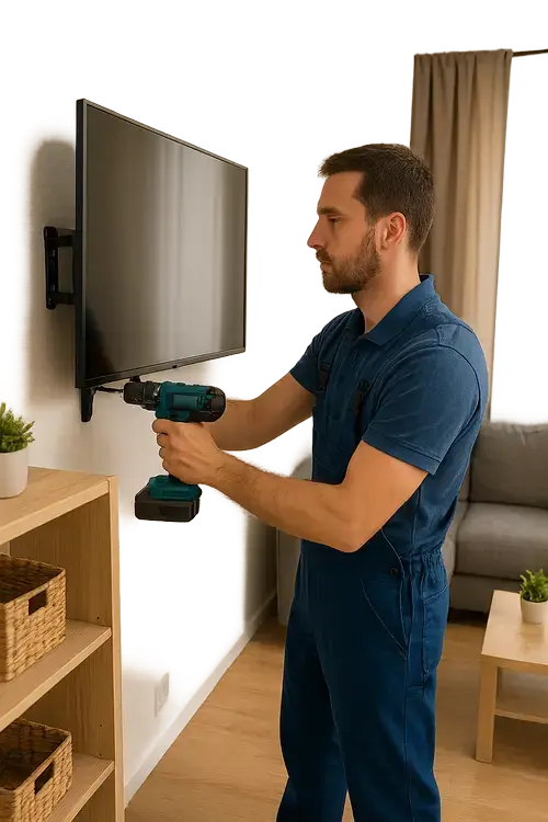 Montaj TV cu fixare pe suport (fara suport inclus) in 3 - 5 zile lucratoare