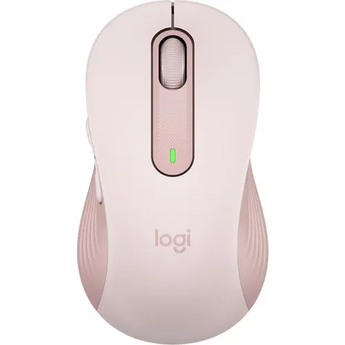 Mouse Wireless Logitech Signature M650 L, Bluetooth/USB (Roz)