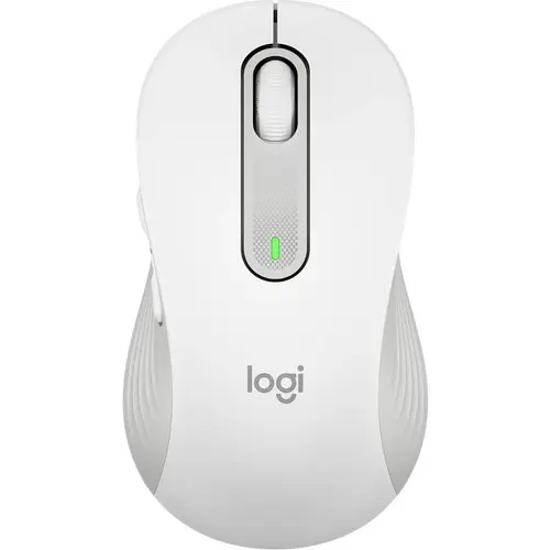 Mouse Wireless Logitech Signature M650 L, Bluetooth/USB (Alb)