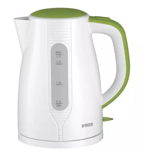 Fierbator de apa Noveen EK1302 1.7 L Green, 1.7 L, 2150 W (Alb/Verde)