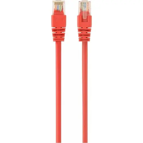 Cablu UTP SPACER SP-PT-CAT5-0.25M-R, Cat5e, cupru-aluminiu, 0.25 m, rosu, AWG26