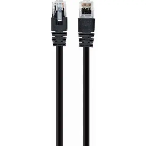 Cablu UTP SPACER SP-PT-CAT5-0.25M-BK, Cat5e, cupru-aluminiu, 0.25 m, negru, AWG26