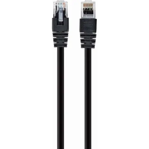 Cablu UTP SPACER SP-PT-CAT5-0.25M-BK, Cat5e, cupru-aluminiu, 0.25 m, negru, AWG26