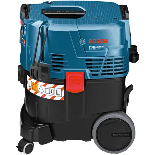 Aspirator universal Bosch Professional 06019C3200, 1200 W, filtru-burduf plat, duza rosturi, sac de eliminare, racord, 3 tuburi aspirare, furtun 5 m, 23 l volum net rezervor
