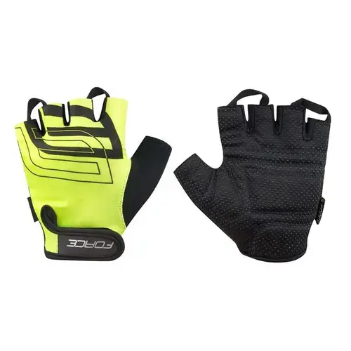 Manusi Ciclism Force Sport - S, Verde-Negru
