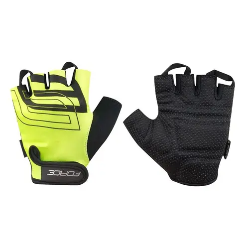 Manusi Ciclism Force Sport - S, Verde-Negru