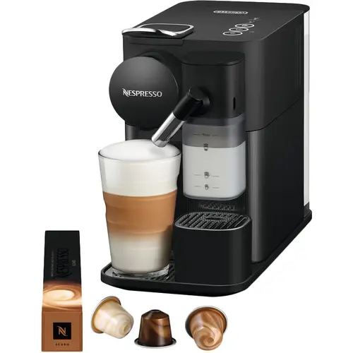 Espressor Nespresso by De’Longhi Lattissima One Evolution EN510.B, 19 bari, 1450 W, 1 l, Negru