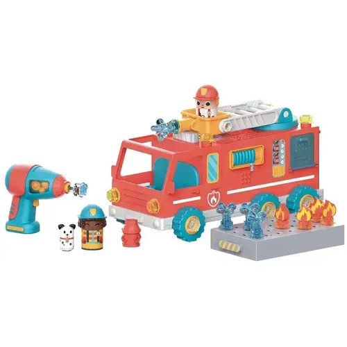 Set Bormasina Magica, Camionul pompierilor 44 piese Educational Insights
