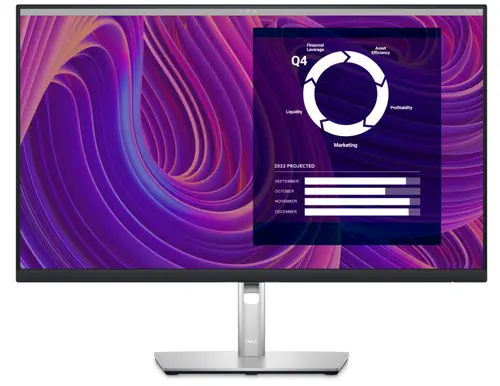 Monitor IPS LED Dell 27inch P2723D, QHD (2560x1440), HDMI, DisplayPort, Pivot (Negru/Argintiu)