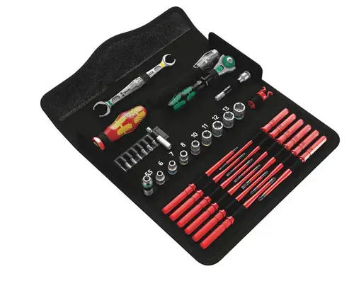 Set scule pentru insurubat, izolate la 1000 V, WERA, 35 piese
