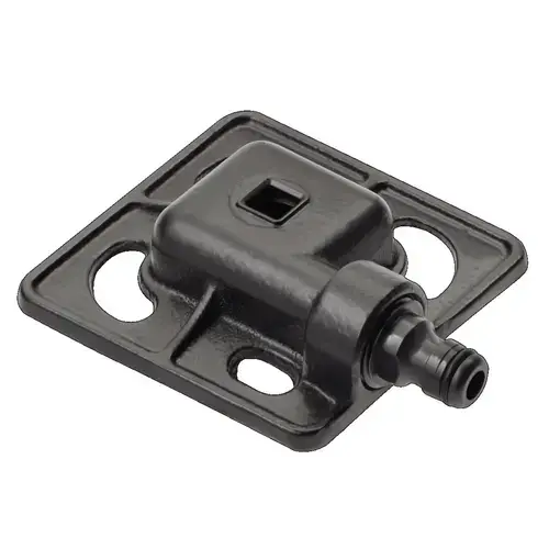 Aspersor universal stationar patrat Fiskars 1023664, corp din metal, rezistent la rugina